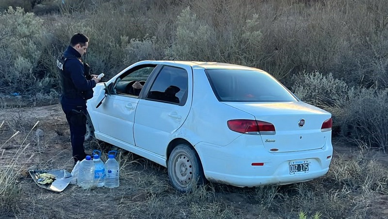 Un hombre de 86 años volcó en ruta 143