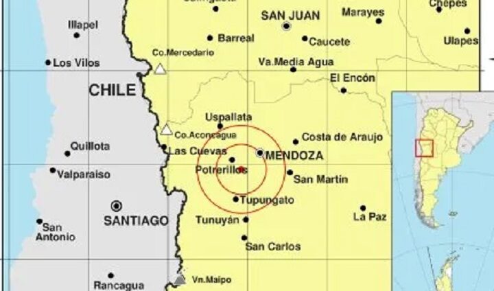 Otro sismo sacudió la madrugada en Mendoza