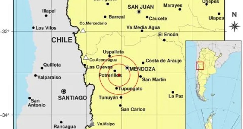 Otro sismo sacudió la madrugada en Mendoza