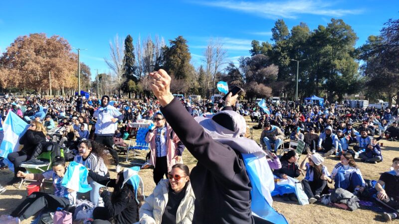 Este martes seguimos con la cábala: Argentina vs. Egipto en la pantalla gigante en el parque