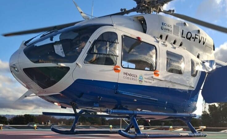 Se realizó un nuevo operativo sanitario con traslado aéreo