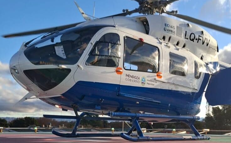 Se realizó un nuevo operativo sanitario con traslado aéreo