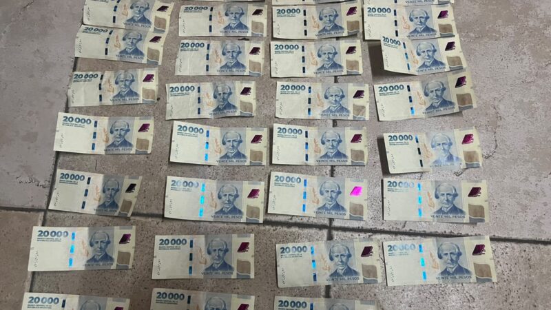 La Policía detuvo a una pareja con 31 billetes apócrifos de $20.000