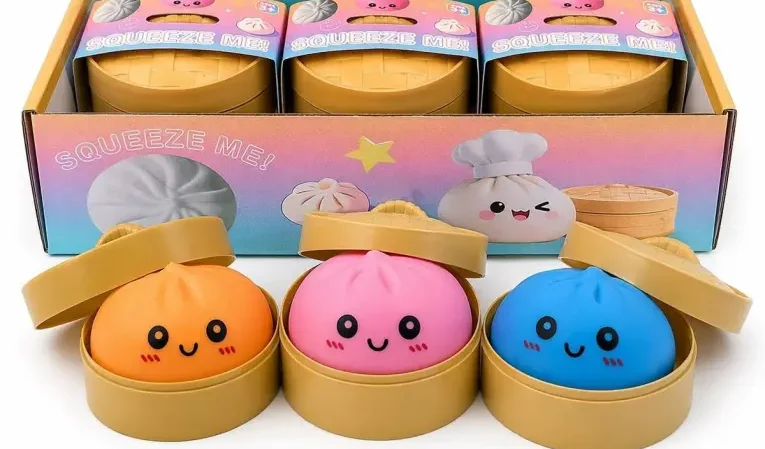 Alerta por riesgo químico grave en juguetes “Squeezy Dumplings”