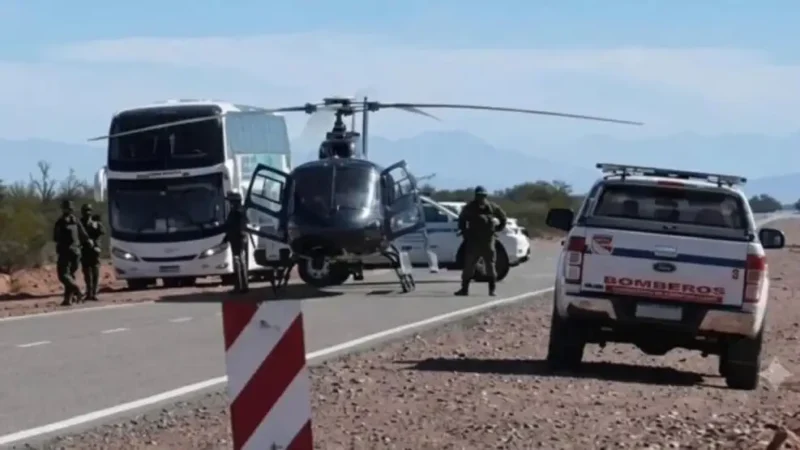 Cayó un helicóptero en San Juan y murieron siete personas que iban a combatir un incendio forestal