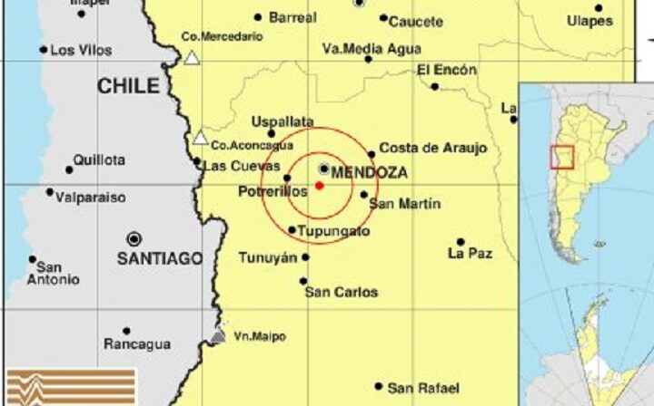 Se movió el piso en Mendoza