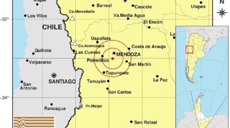 Se movió el piso en Mendoza