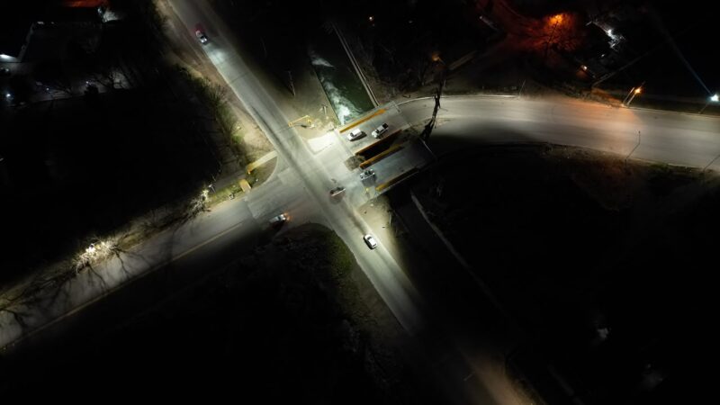 El municipio sumó nuevas torres con luminarias Led en El Libertador y Juan XXIII
