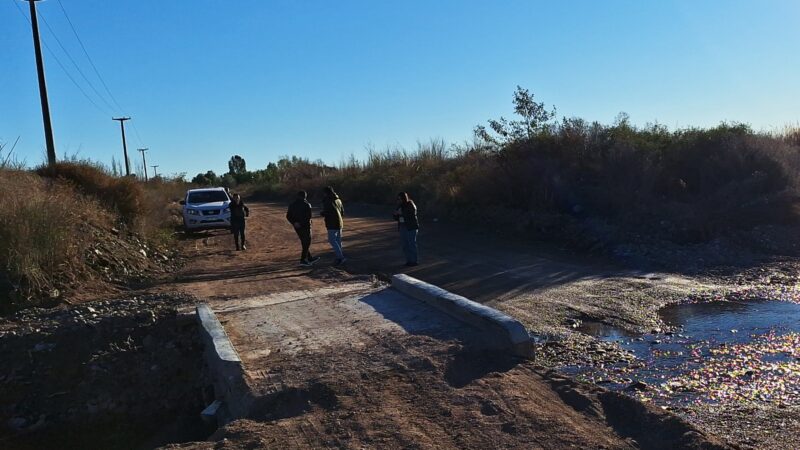 El municipio trabaja para optimizar la circulación peatonal y vehícular en el cruce de Los Dos Álamos