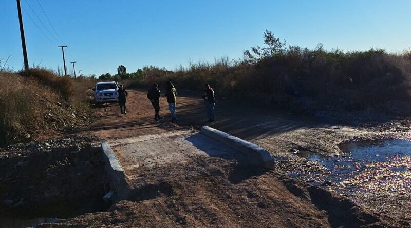 El municipio trabaja para optimizar la circulación peatonal y vehícular en el cruce de Los Dos Álamos