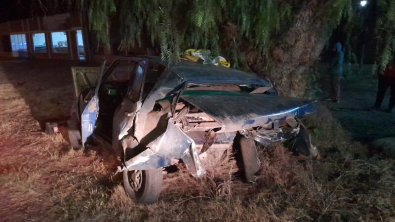 Violento choque en ruta nacional 143, un conductor estaba alcoholizado