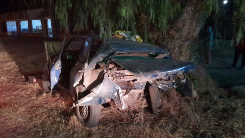 Violento choque en ruta nacional 143, un conductor estaba alcoholizado