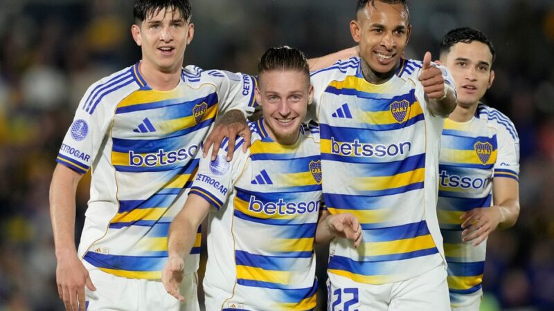 Boca aplastó a Recoleta y está en los cuartos de final de la Copa Sudamericana