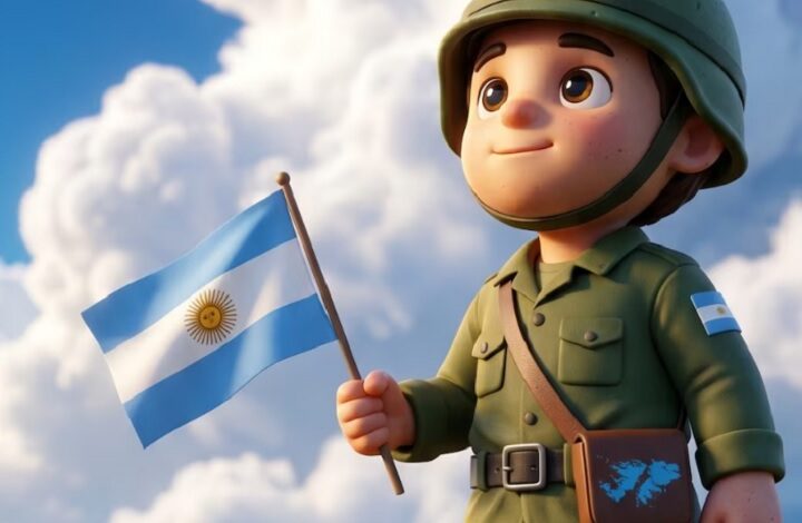 Malvinito, el personaje infantil que, con ayuda de la inteligencia artificial, relata historias de grandes héroes para los más chicos