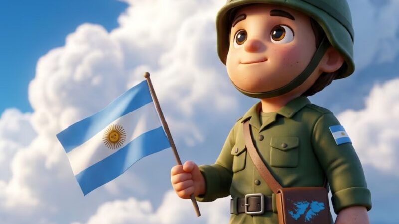 Malvinito, el personaje infantil que, con ayuda de la inteligencia artificial, relata historias de grandes héroes para los más chicos