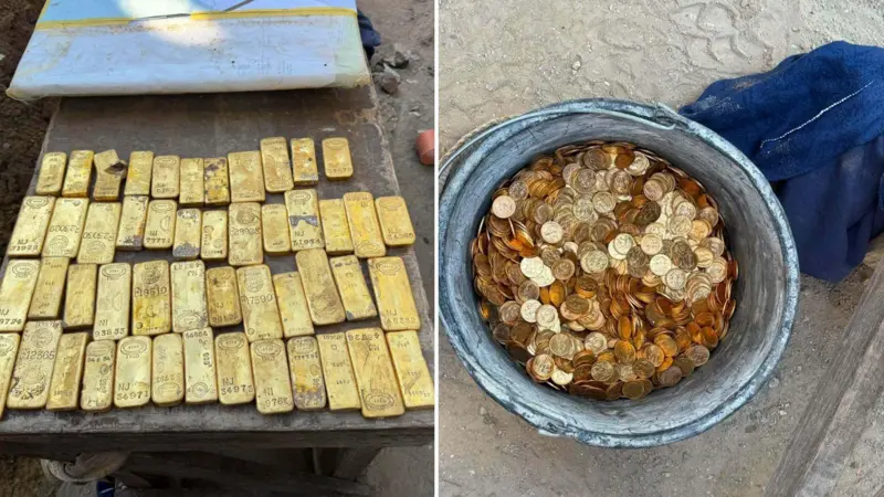 Obreros descubrieron un tesoro de US$10 millones en lingotes y monedas de oro sepultado en las paredes de una casa en Bélgica