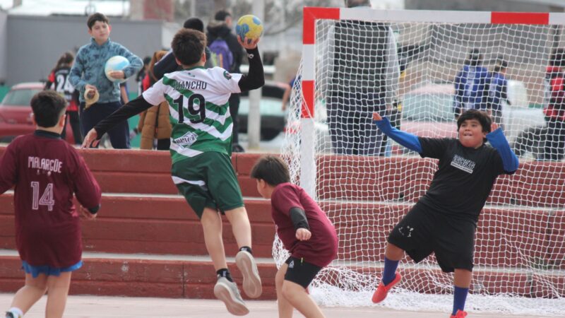 Decenas de chicos coparon el Poli 2 para el encuentro de Mini Handball