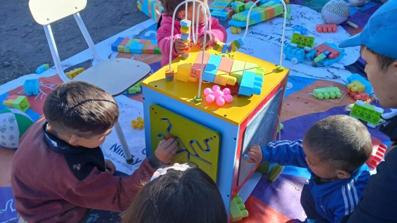 Las estaciones infantiles siguen llevando juegos y diversión a los más peques