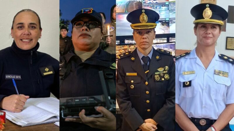 Cuatro mujeres, cuatro historias detrás del uniforme de la Policía de Mendoza