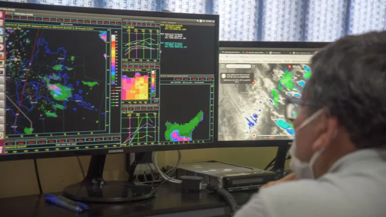 La web del pronóstico en tiempo real en Mendoza estuvo caída cuando arrancó el Zonda