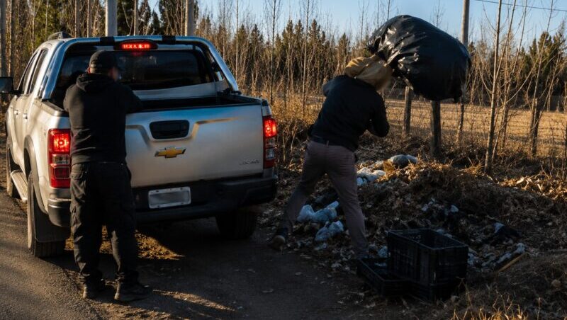 El municipio detectó a más vecinos inescrupulosos arrojando basura en la vía pública