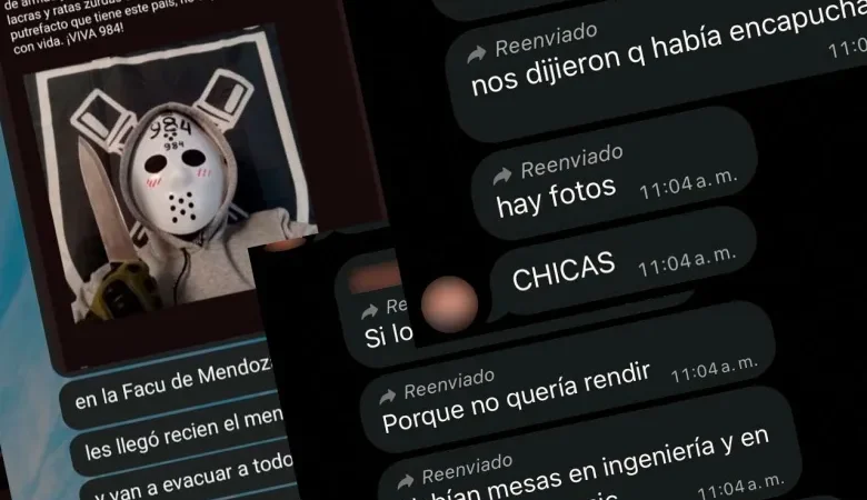 “Vamos a arrasar con todas las lacras”: los chats que alarmaron a la Universidad de Mendoza