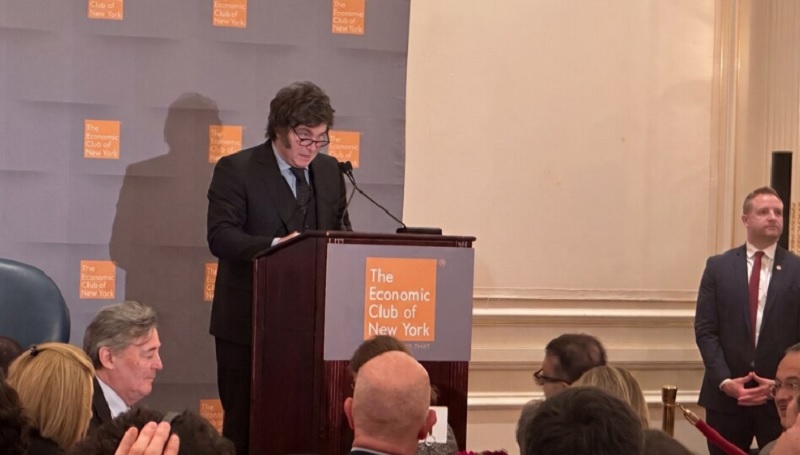Milei en New York: “Si nuestro gobierno es reelecto, 2028 será el mejor año económico de la historia de la Argentina”