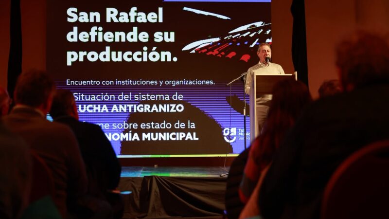 Con el apoyo de sus entidades San Rafael oidió la continuidad de la lucha antigranizo con financiamiento provincial