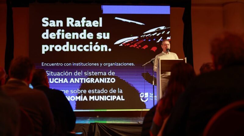 Con el apoyo de sus entidades San Rafael pidió la continuidad de la lucha antigranizo con financiamiento provincial