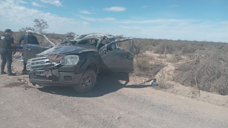 Lesionados en un vuelco en Punta del Agua