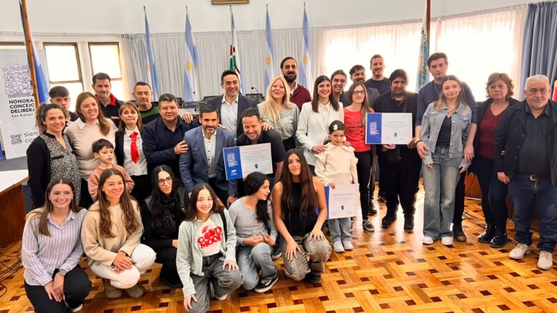Reconocimiento a deportistas, instituciones y referentes que dejan huella en San Rafael