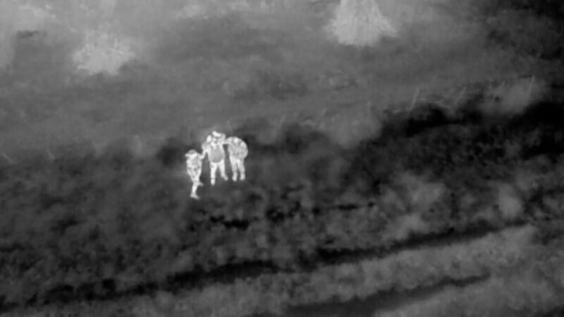 Los drones de la Policía localizaron en San Rafael a un hombre buscado por violencia de género