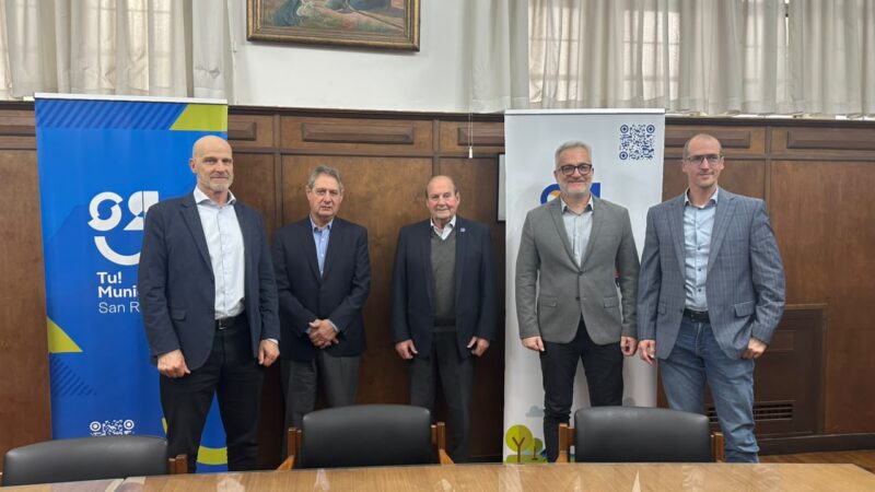 Omar Félix recibió a las autoridades de la facultad de Ciencias Jurídicas y Sociales de la UM por la XV edición de las jornadas de juicios por jurado