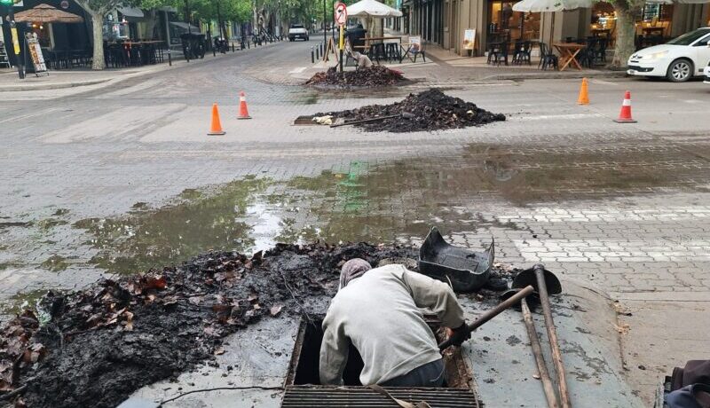 En plena temporada de lluvias, el municipio profundiza la limpieza de pluvioaluvionales en todo San Rafael