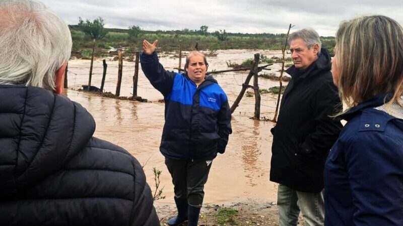 Desborde del Diamante: el municipio brinda asistencia a evacuados en Los Coroneles y La Cañadita