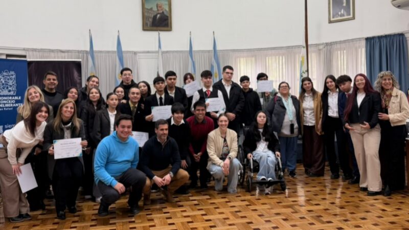 Con gran participación de jóvenes, concluyó una nueva temporada del Concejo Deliberante Estudiantil