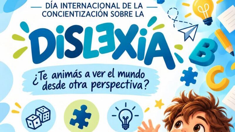 Aprender a mirar al otro: este jueves habrá una jornada de concientización sobre la dislexia en el Parque de los Niños