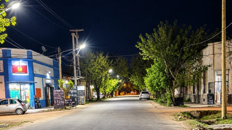 Cuadro Nacional sumó nuevas luces Led en calle Sarmiento