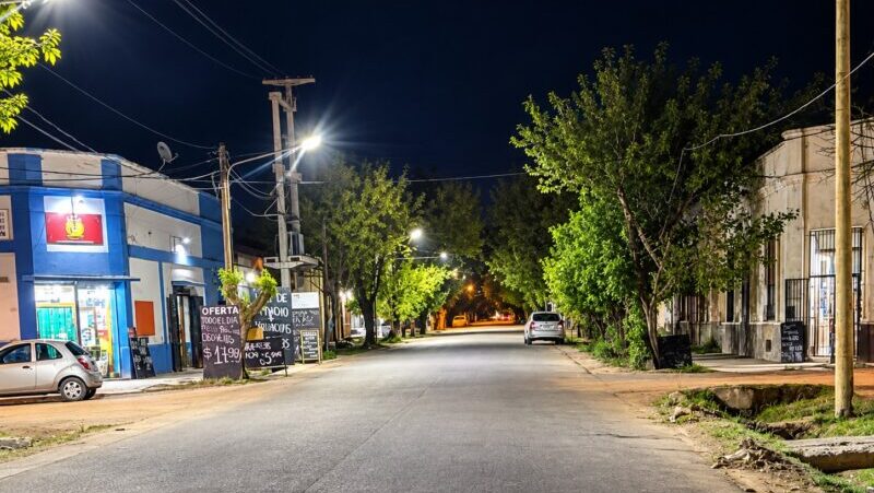 Cuadro Nacional sumó nuevas luces Led en calle Sarmiento