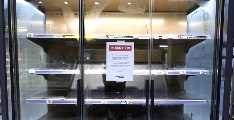 Alerta en Francia por un ciberataque masivo contra supermercados: heladeras a 50°, incendios y pérdida de comida