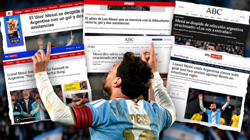 “Último Tango”, “Dios” y “Leyenda”: la repercusión de la despedida de Lionel Messi en los medios del mundo