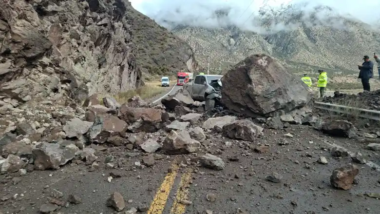 Paso a Chile: habilitaron un bypass tras el derrumbe en la Ruta 7