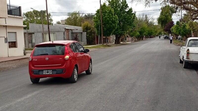 Concluyó el asfaltado de Salto de las Rosas y se viene el Barrio Norte de Goudge