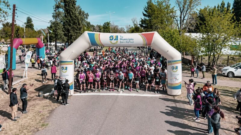 Con récord de 400 participantes, Jaime Prats vivió una multitudinaria carrera solidaria