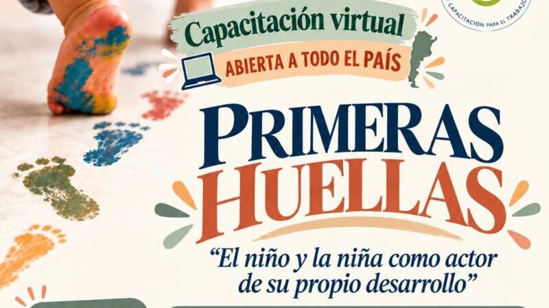 Primeras huellas: un ciclo virtual para aprender, compartir, y acompañar a las infancias