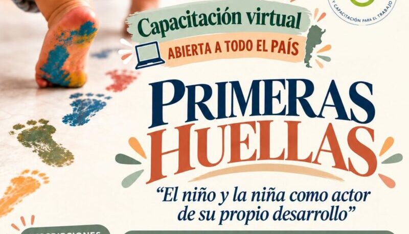 Primeras huellas: un ciclo virtual para aprender, compartir, y acompañar a las infancias