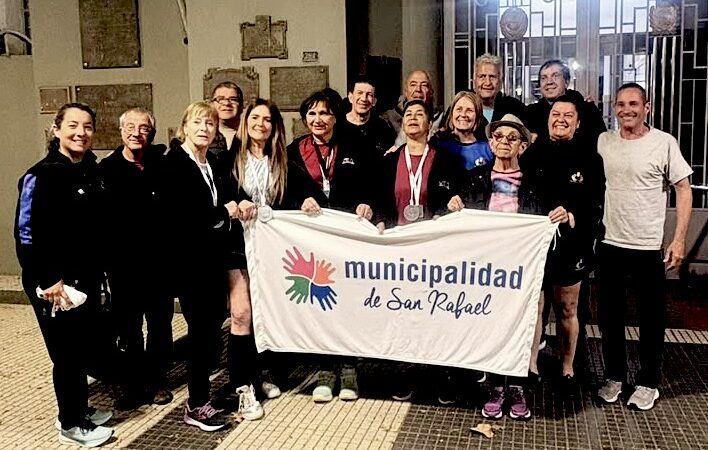 Destacada participación de los sanrafaelinos en los Juegos Nacionales de Adultos Mayores en San Juan